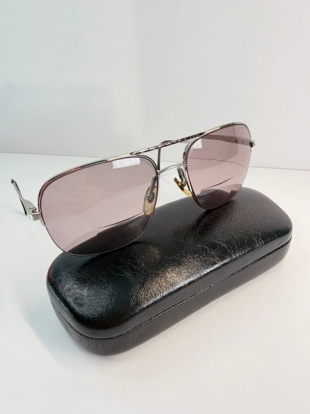 Blueprints Trace Silver Wire Aviator Eyeglasses – Made in Italy – Includes Case